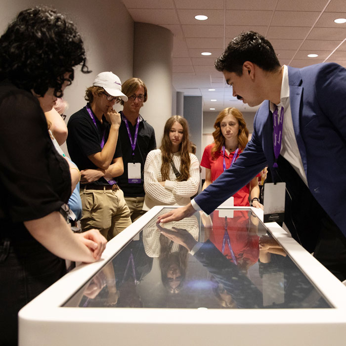 Students attend a workshop at The Anatomage National Tournament.